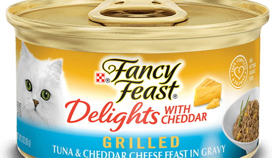 Fancy Feast Delights With Cheddar Grilled Tuna & Cheddar Cheese In Gravy